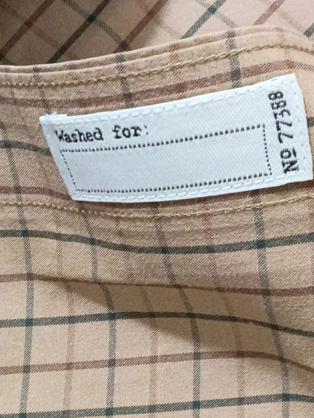 J. Crew Men's Slim Tan Plaid Button-Down Shirt Size Large